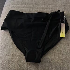 NWT Summersalt Black High-Rise Bikini Bottom